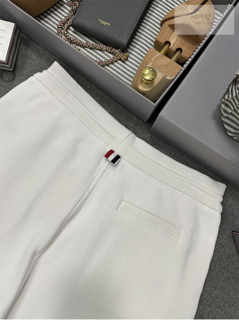 Thom Browne 톰브라운 와플 사선완장 4-Bar 스웨트팬츠 의류 5번 이미지