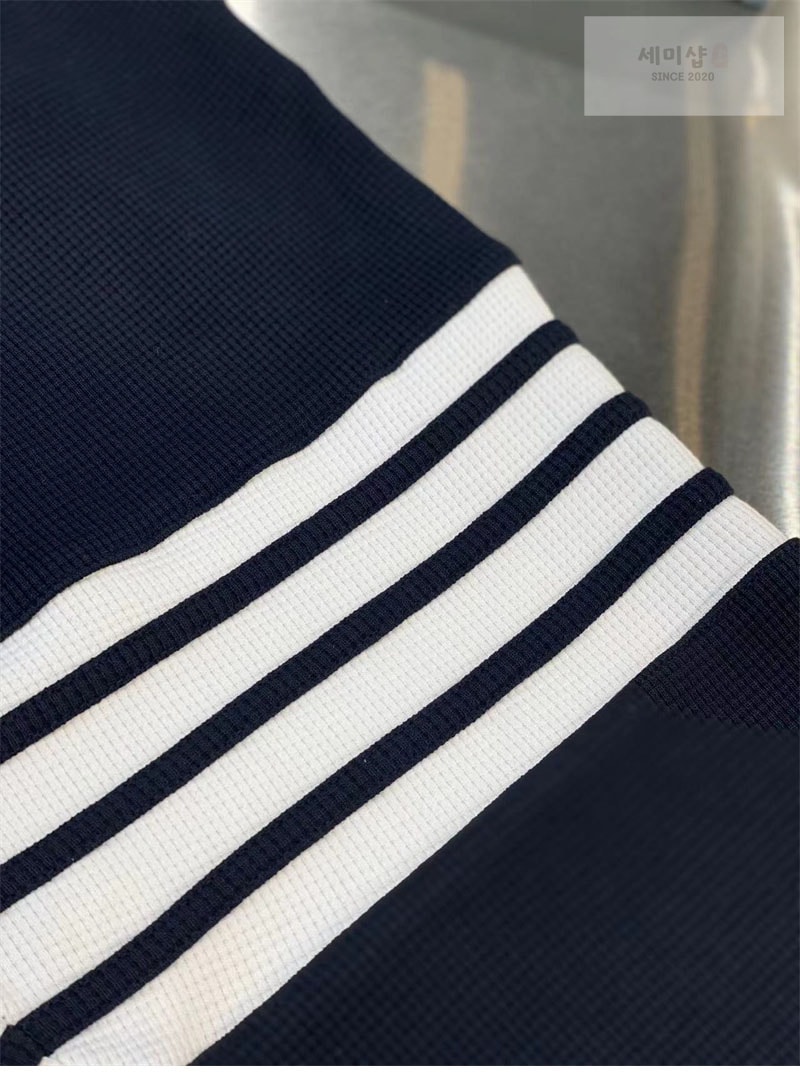 Thom Browne 톰브라운 와플 사선완장 4-Bar 스웨트팬츠 의류 4번 이미지