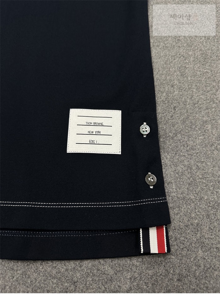 Thom Browne 톰브라운 울 테크 콘트라스트 스티치 폴로 셔츠 의류 11번 이미지