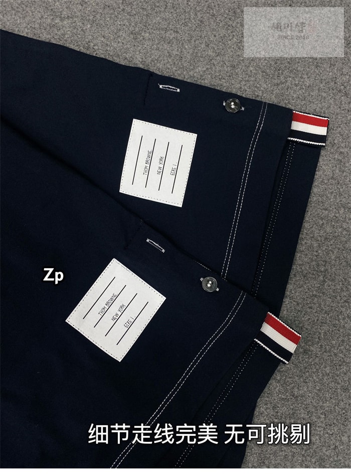 Thom Browne 톰브라운 울 테크 콘트라스트 스티치 폴로 셔츠 의류 19번 이미지