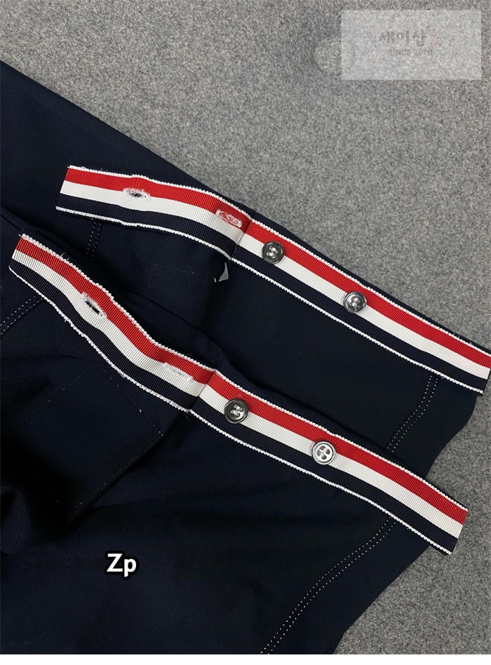 Thom Browne 톰브라운 울 테크 콘트라스트 스티치 폴로 셔츠 의류 20번 이미지