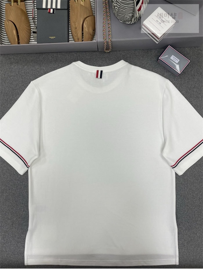 Thom Browne 톰브라운 코튼 럭비 그로그랭 암밴드 티셔츠 의류 20번 이미지