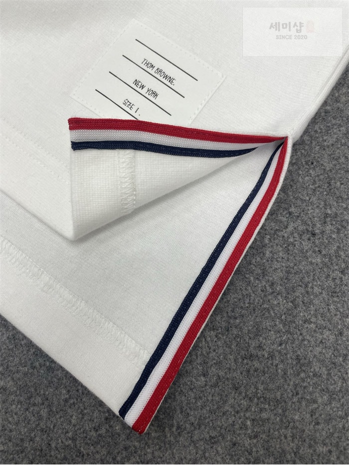 Thom Browne 톰브라운 코튼 럭비 그로그랭 암밴드 티셔츠 의류 14번 이미지
