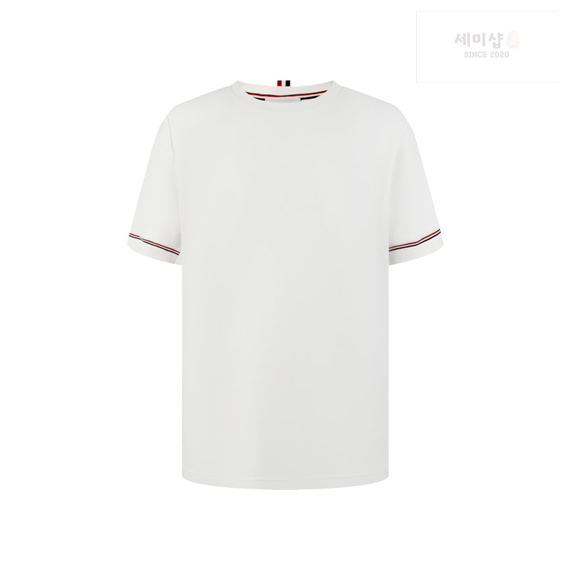 Thom Browne 톰브라운 코튼 럭비 반팔 티셔츠 의류 1번 이미지