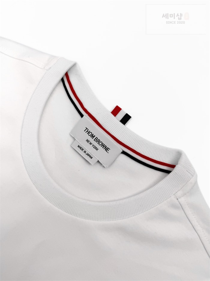 Thom Browne 톰브라운 코튼 럭비 반팔 티셔츠 의류 6번 이미지