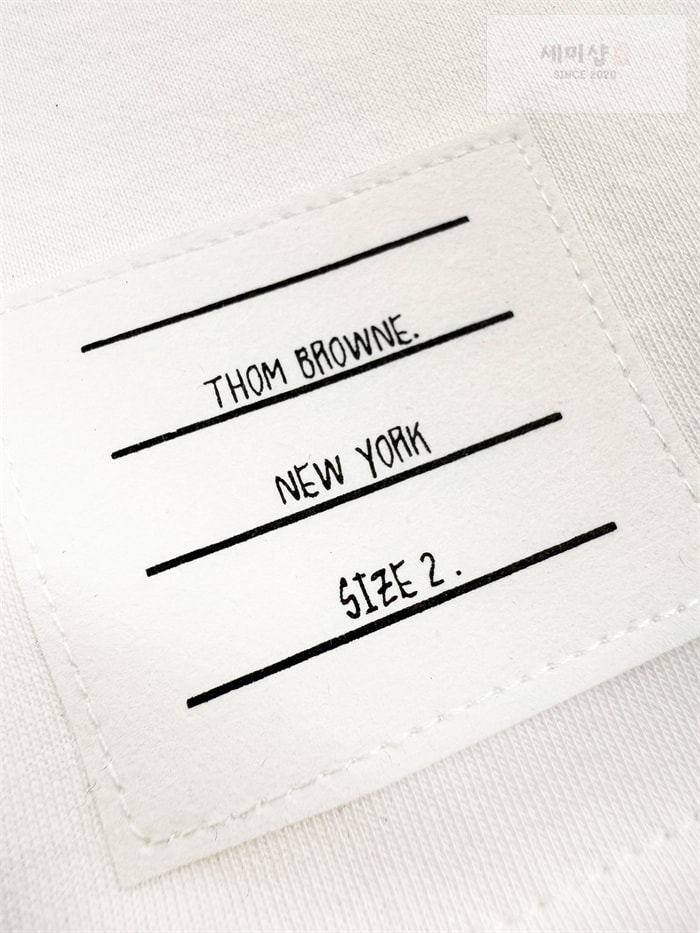 Thom Browne 톰브라운 코튼 럭비 반팔 티셔츠 의류 9번 이미지