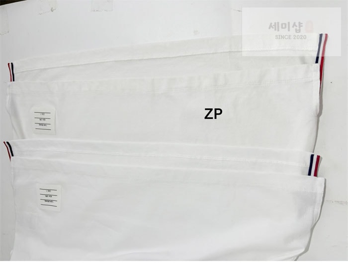 Thom Browne 톰브라운 코튼 반팔 티셔츠 화이트 레플리카 13번 이미지 - 의류 | 세미샵 레플리카 사이트