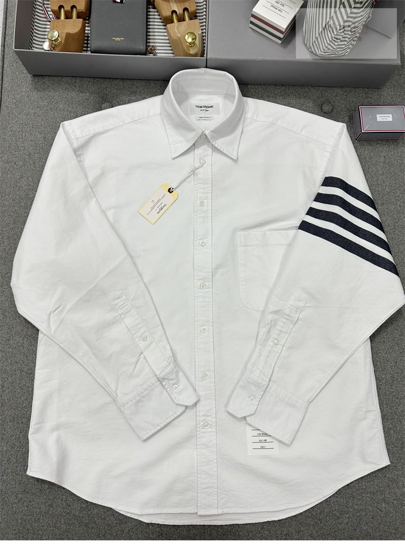 Thom Browne 톰브라운 클래식 사선완장 옥스포드 박스핏 셔츠 의류 6번 이미지