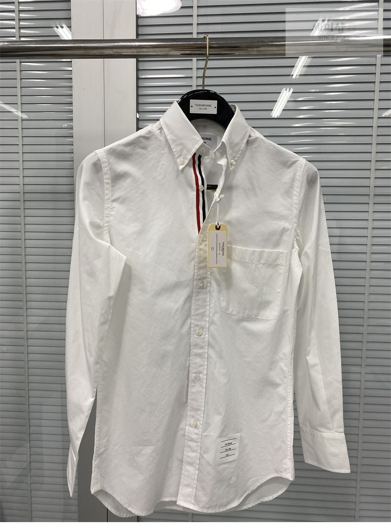 Thom Browne 톰브라운 포플린 히든 삼선 클래식 셔츠 레플리카 20번 이미지 - 의류 | 세미샵 레플리카 사이트