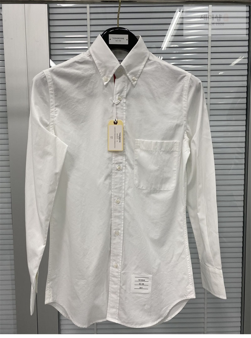 Thom Browne 톰브라운 포플린 히든 삼선 클래식 셔츠 레플리카 22번 이미지 - 의류 | 세미샵 레플리카 사이트
