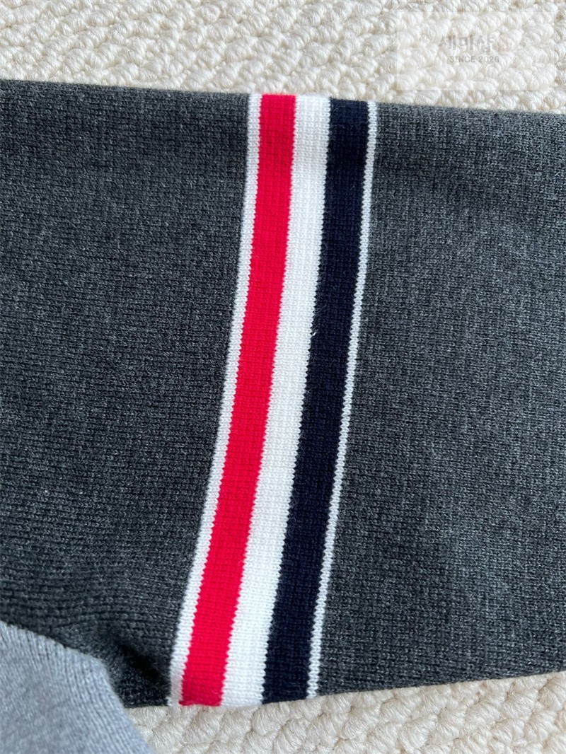 Thom Browne 톰브라운 RWB 암밴드 코튼 밀라노 스티치 블록 가디건 브라운 의류 22번 이미지