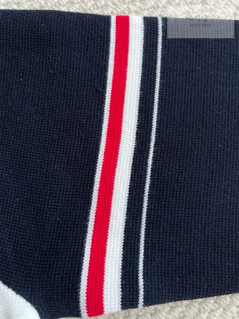 Thom Browne 톰브라운 RWB 암밴드 코튼 밀라노 스티치 블록 가디건 브라운 의류 27번 이미지