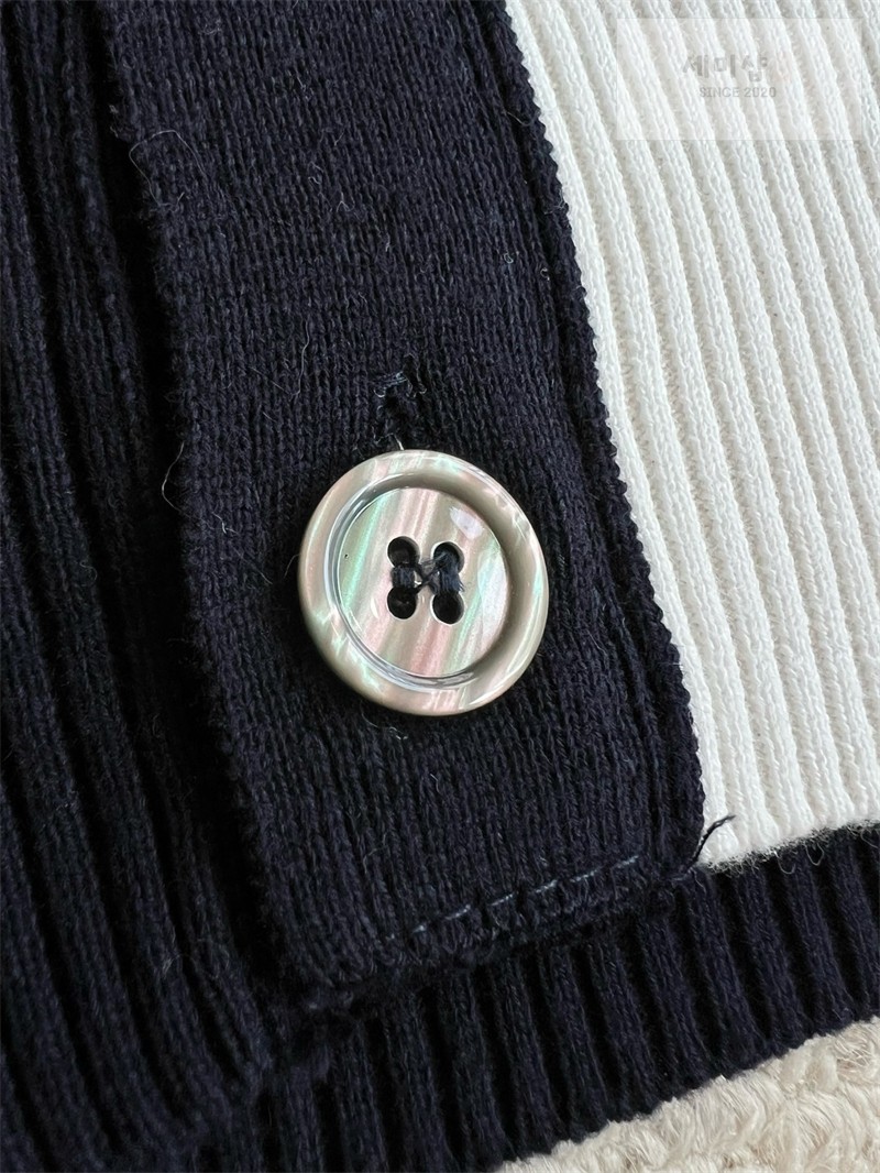 Thom Browne 톰브라운 RWB 암밴드 코튼 밀라노 스티치 블록 가디건 브라운 의류 30번 이미지