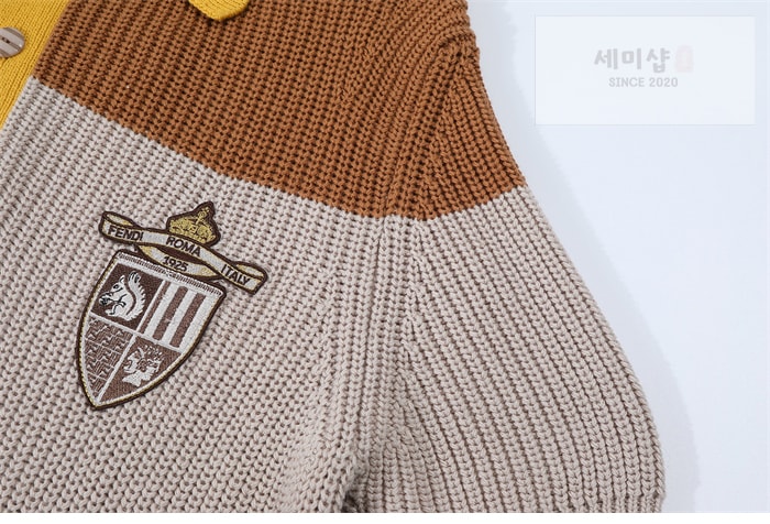 Fendi 자수 펜디 클럽 크레스트 스트라이프 폴로 셔츠 의류 11번 이미지