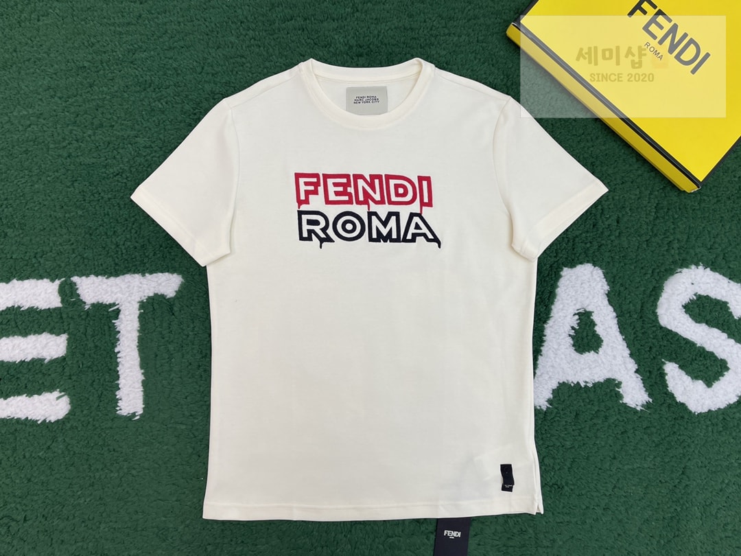 Fendi 펜디 로마 자수 반팔 티셔츠 “2COLOR” NO.1 의류 14번 이미지