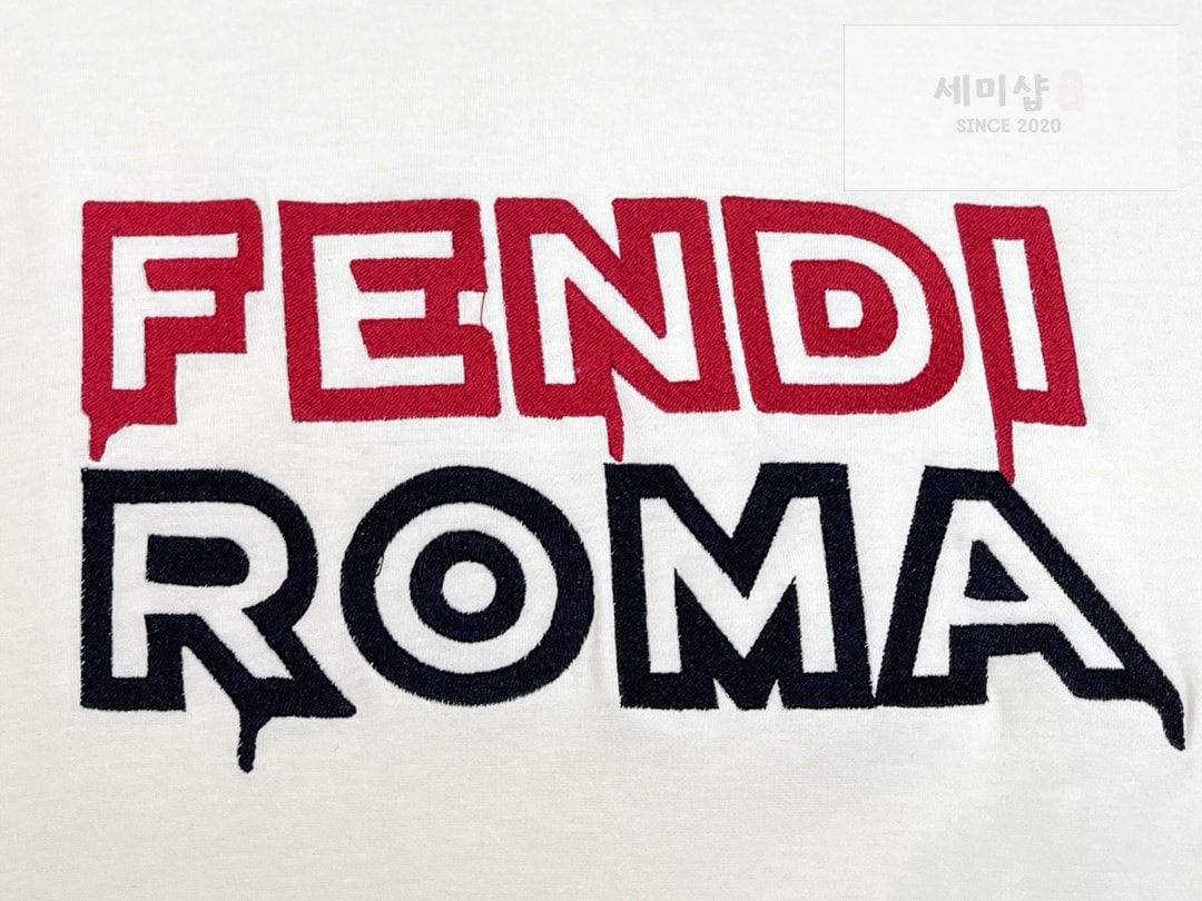 Fendi 펜디 로마 자수 반팔 티셔츠 “2COLOR” NO.1 의류 18번 이미지
