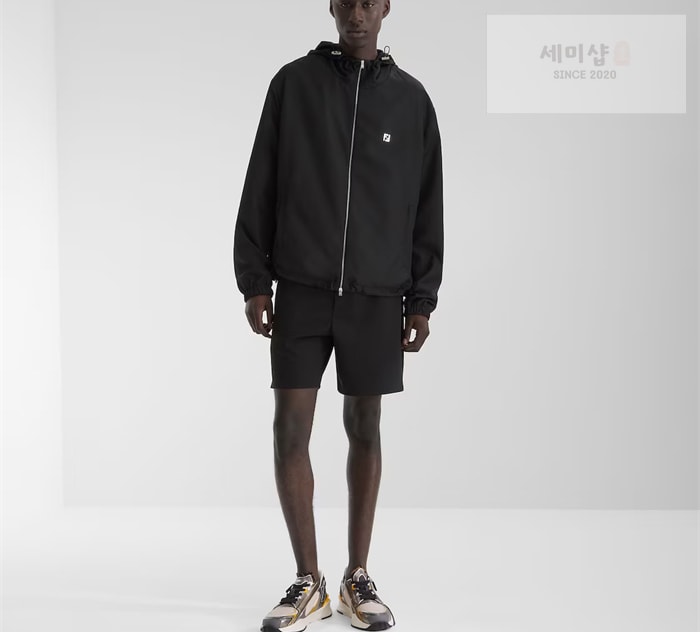 Fendi 펜디 버뮤다 코튼 숏 팬츠 블랙 의류 2번 이미지