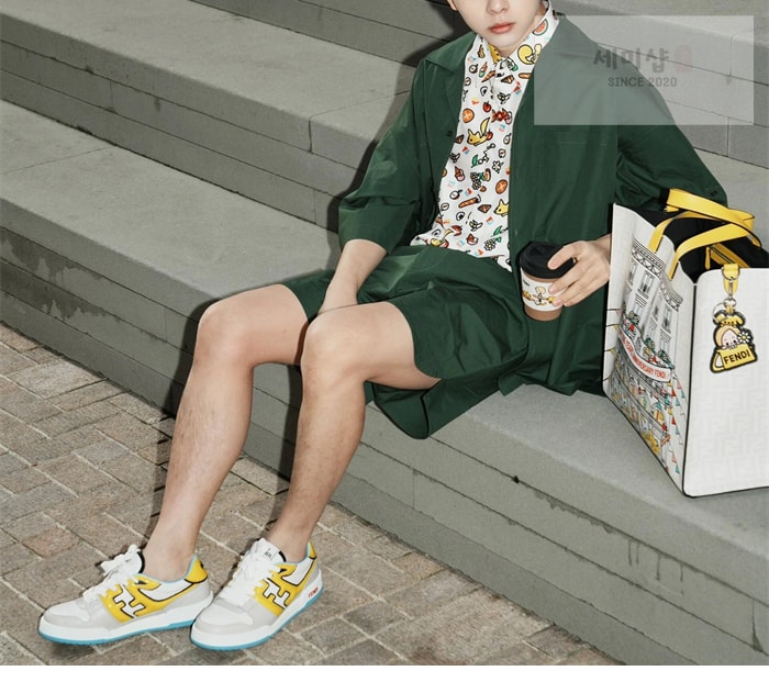 Fendi 펜디 버뮤다 코튼 숏 팬츠 블랙 의류 3번 이미지
