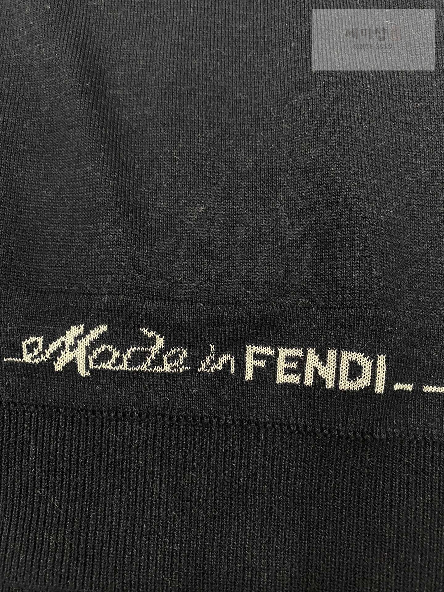 Fendi 펜디 블루톤 메이드 인 펜디 디테일 크루넥 반팔 스웨터 의류 14번 이미지