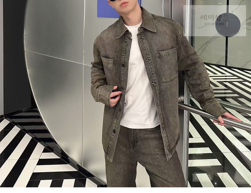 Fendi 펜디 스트랩 오버다이드 스트레이트 데님 자켓 의류 2번 이미지
