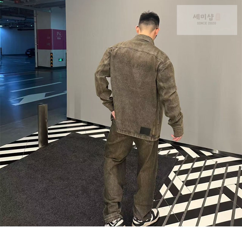 Fendi 펜디 스트랩 오버다이드 스트레이트 데님 자켓 의류 20번 이미지