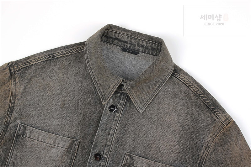 Fendi 펜디 스트랩 오버다이드 스트레이트 데님 자켓 의류 6번 이미지