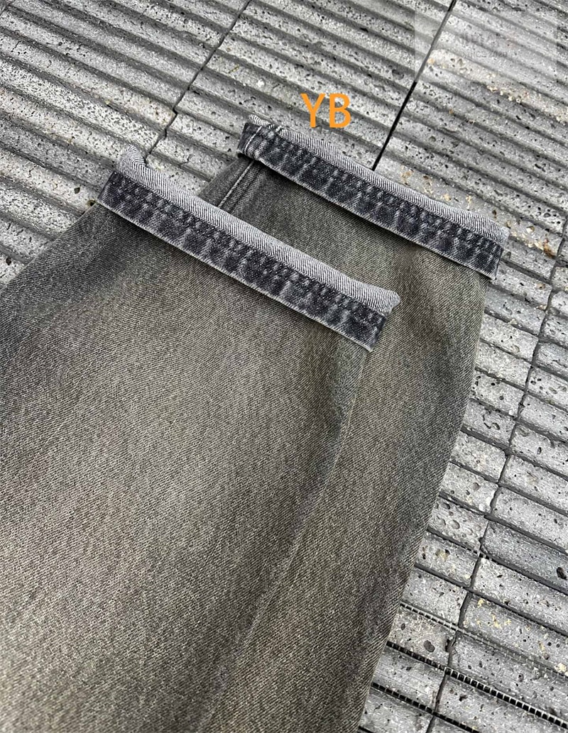 Fendi 펜디 스트랩 오버다이드 스트레이트 데님 진 의류 13번 이미지