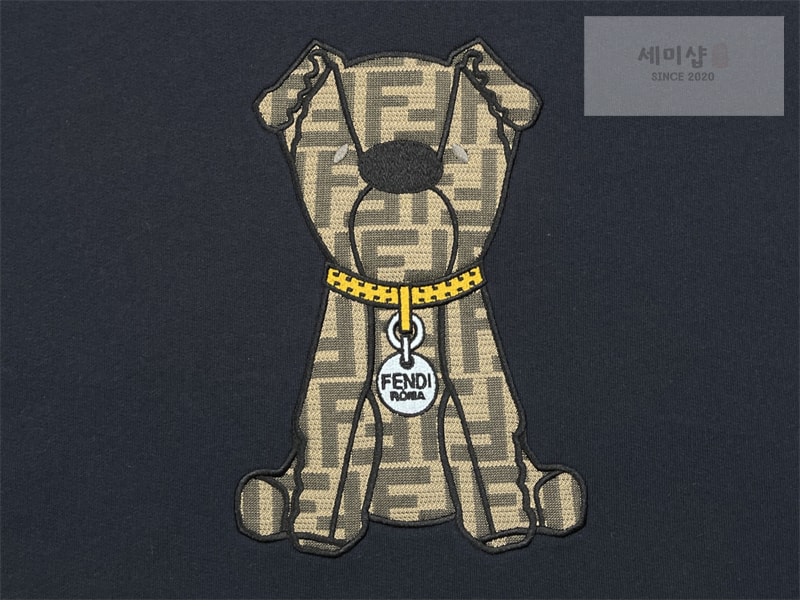 펜디 펜디 이토 FF 자카드 코튼 후드 스웨트셔츠 의류 11번 이미지