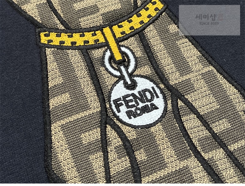 펜디 펜디 이토 FF 자카드 코튼 후드 스웨트셔츠 의류 13번 이미지