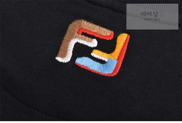 Fendi 펜디 컬러블록 FF 크루넥 반팔 티셔츠 의류 9번 이미지