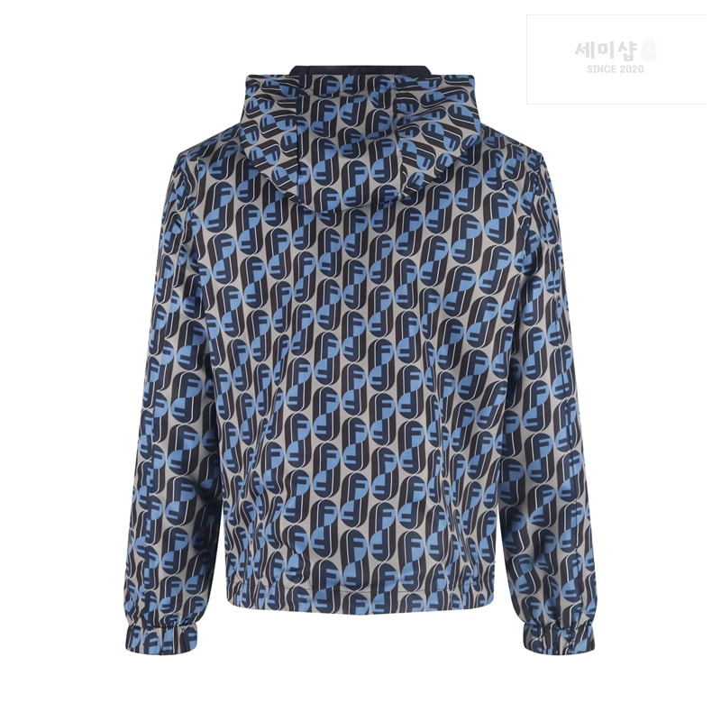 Fendi 펜디 테크니컬 패브릭 블루종 후드 집업 의류 6번 이미지