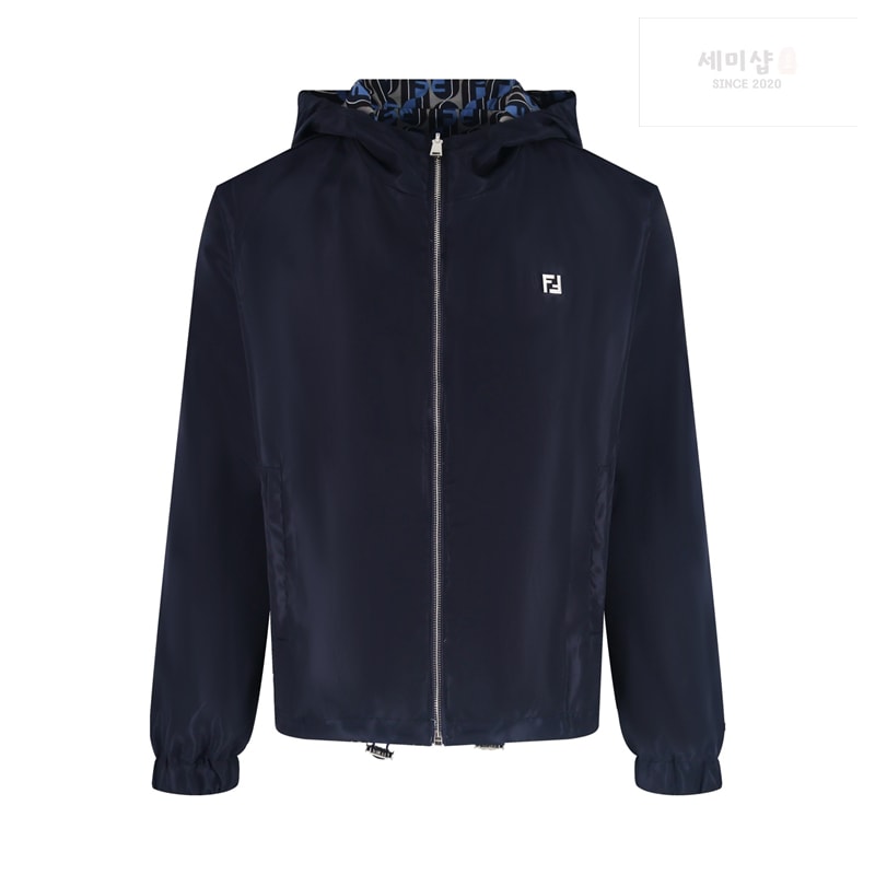Fendi 펜디 테크니컬 패브릭 블루종 후드 집업 의류 7번 이미지