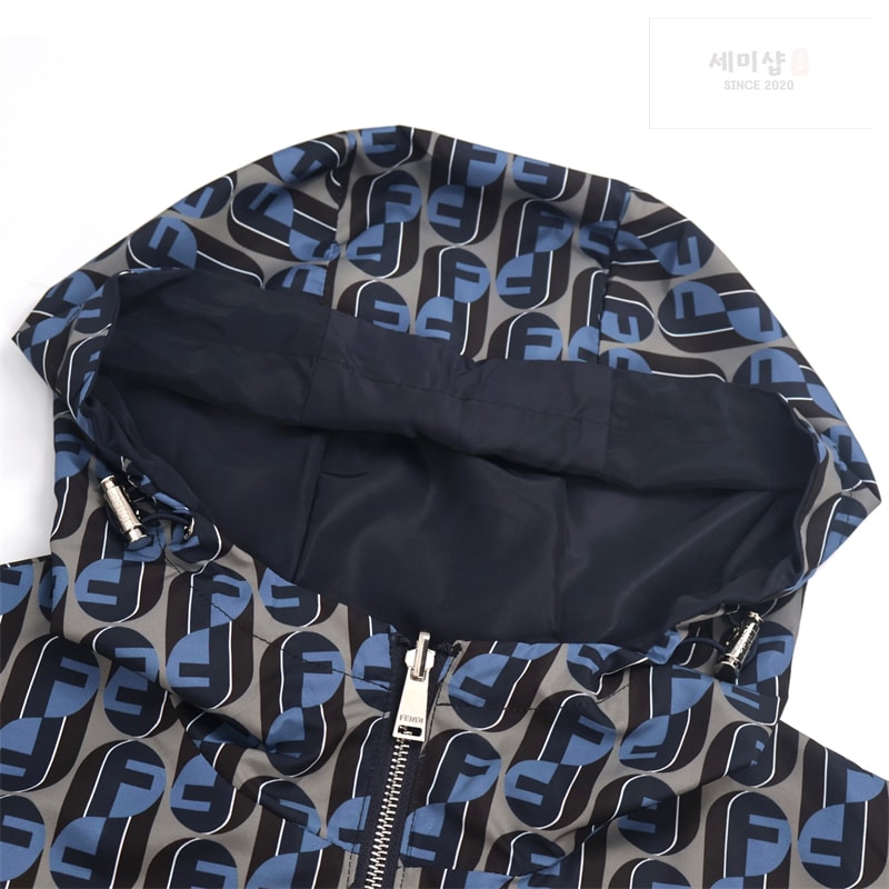 Fendi 펜디 테크니컬 패브릭 블루종 후드 집업 의류 15번 이미지
