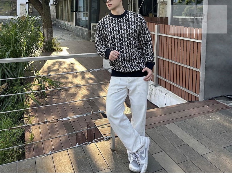 Fendi 펜디 풀오버 울 멀티컬러 스웨터 의류 3번 이미지