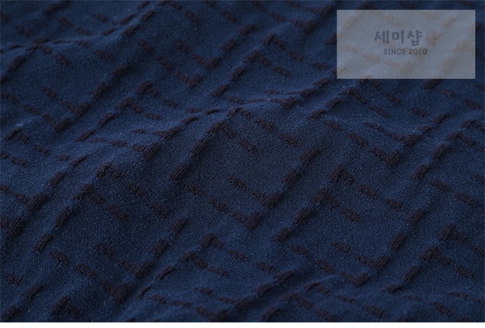 Fendi 펜디 25SS FF 로고 반팔 니트 네이비 의류 11번 이미지