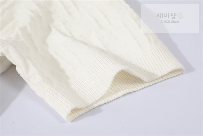 Fendi 펜디 25SS FF 로고 반팔 니트 네이비 의류 17번 이미지