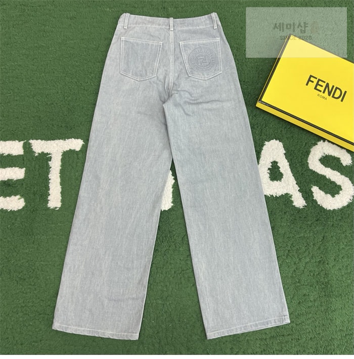 Fendi 펜디 5포켓 롱 진 데님 의류 5번 이미지