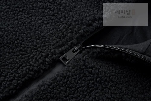 Fendi 펜디 FF로고 배색 하프 집업 후드 후리스 의류 5번 이미지