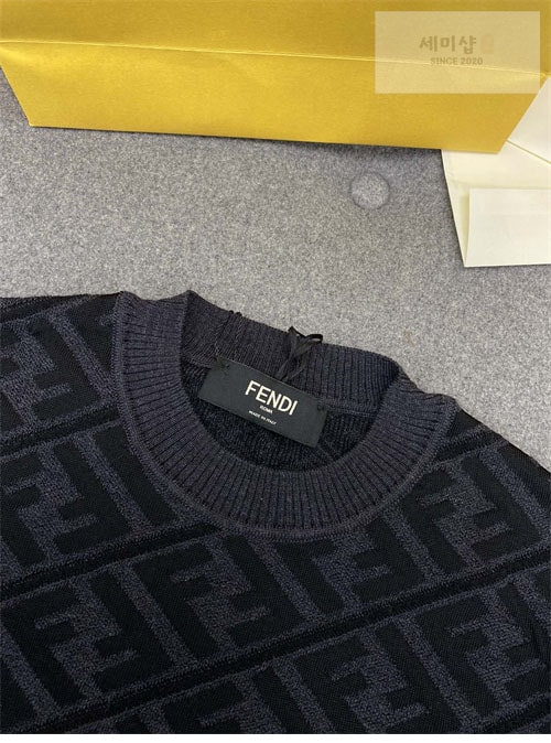Fendi 펜디 FF로고 울 오버 스웨터 니트 의류 15번 이미지