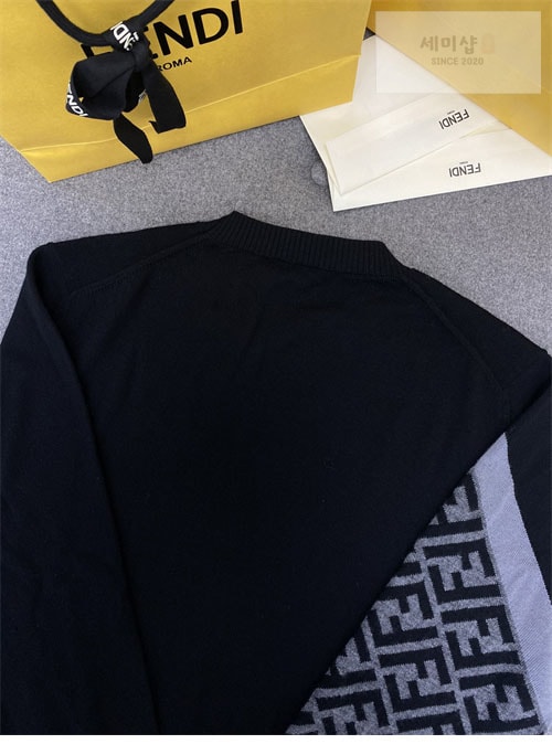 Fendi 펜디 FF 다이고널 울 니트 스웨터 의류 14번 이미지
