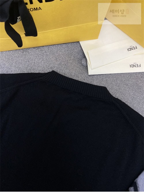 Fendi 펜디 FF 다이고널 울 니트 스웨터 의류 16번 이미지