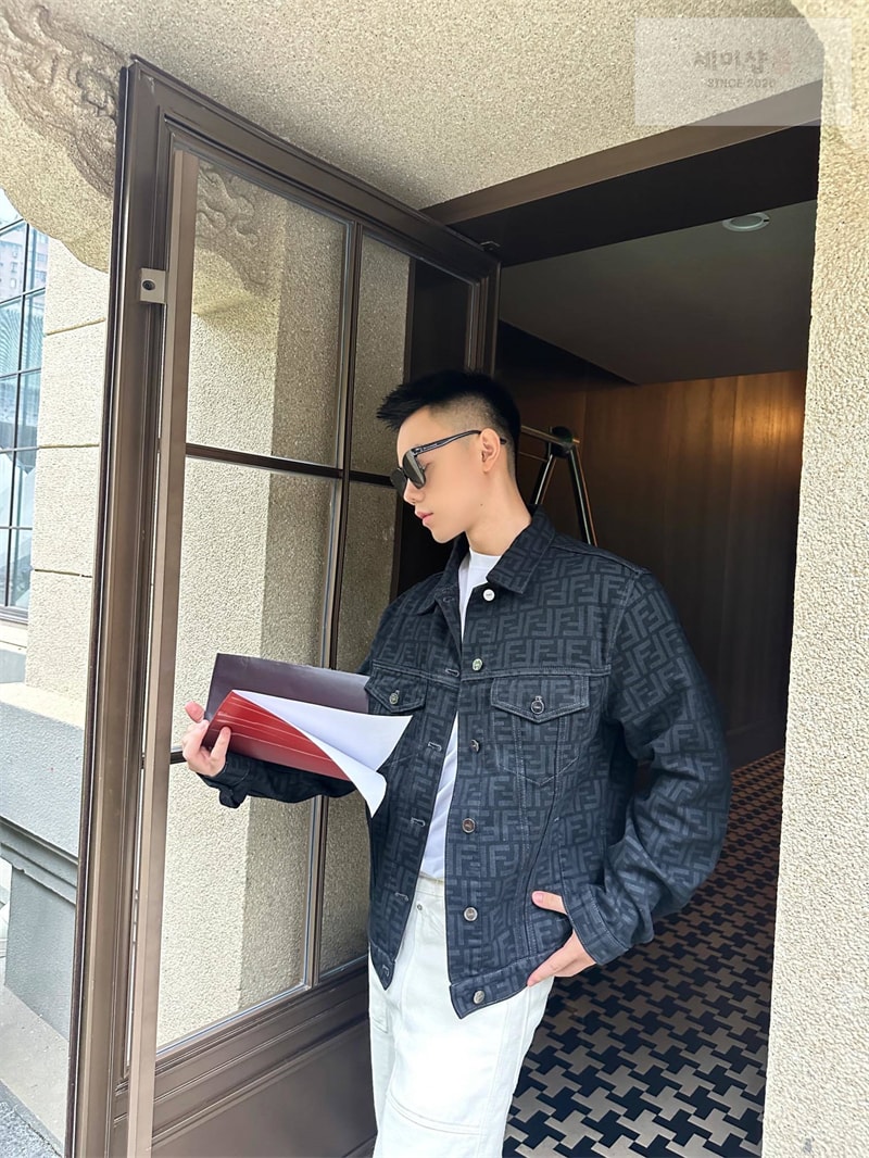Fendi 펜디 FF 데님 자켓 의류 3번 이미지