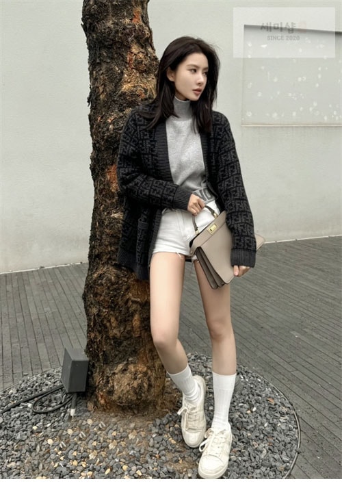 Fendi 펜디 FF 자카드 리버시블 캐시미어 가디건 의류 5번 이미지