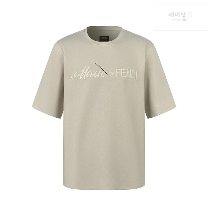 Fendi 펜디 Made in 로고 반팔 티셔츠 의류 1번 이미지