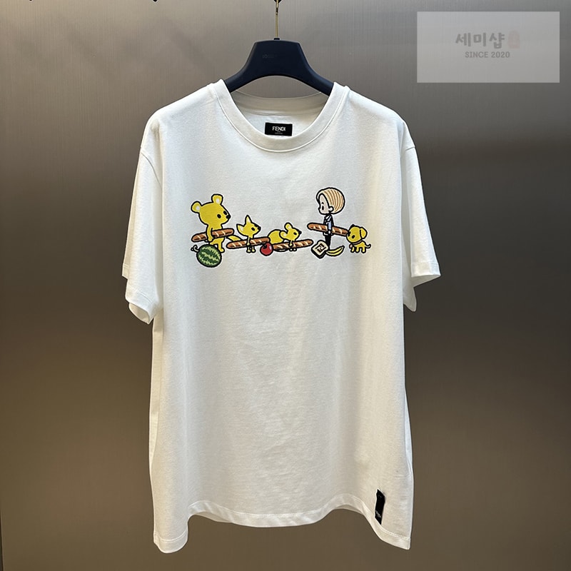 Fendi 펜디 TAROUT 실비아 앤 바게트 티셔츠 의류 1번 이미지