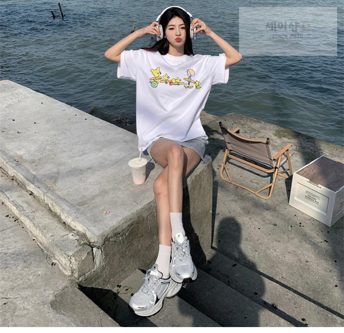 Fendi 펜디 TAROUT 실비아 앤 바게트 티셔츠 의류 3번 이미지