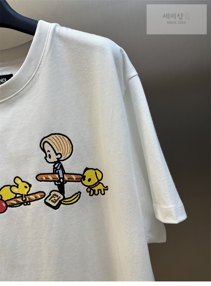 Fendi 펜디 TAROUT 실비아 앤 바게트 티셔츠 의류 7번 이미지