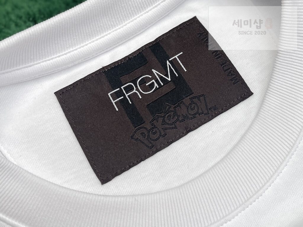 Fendi 펜디 x FRGMT 라운드 반팔 티셔츠 화이트 의류 6번 이미지
