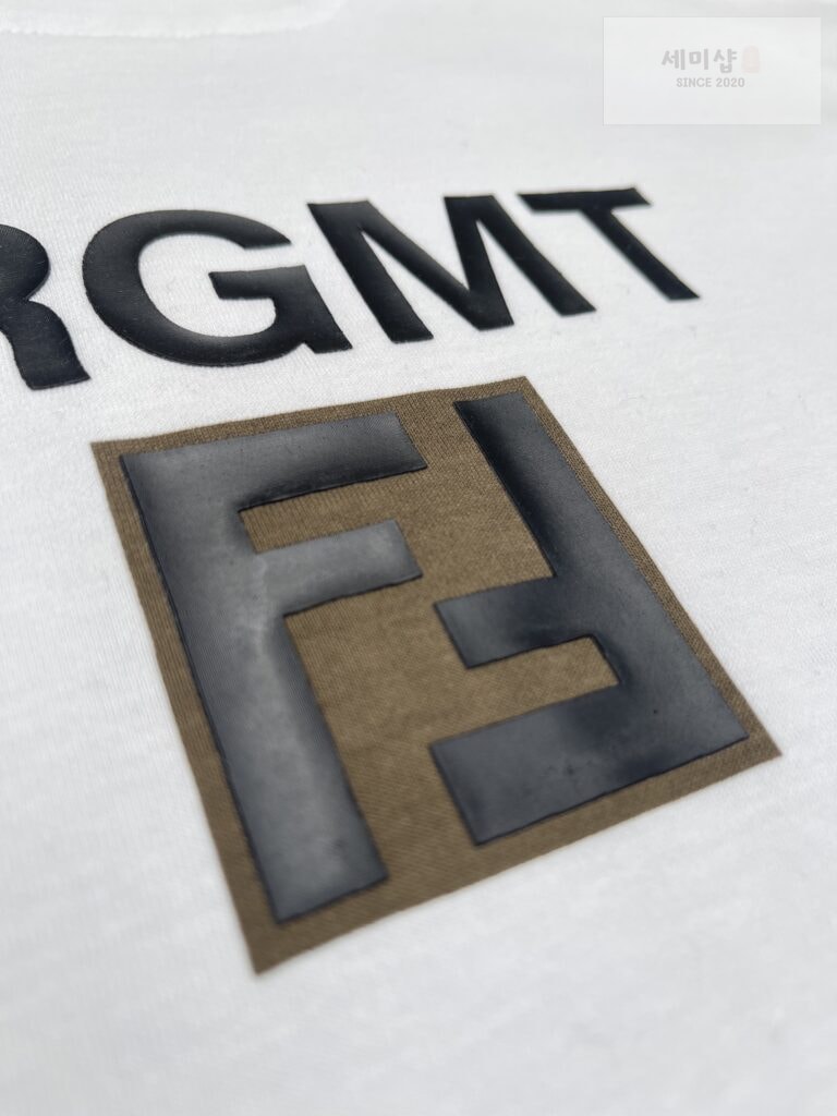 Fendi 펜디 x FRGMT 라운드 반팔 티셔츠 화이트 의류 9번 이미지
