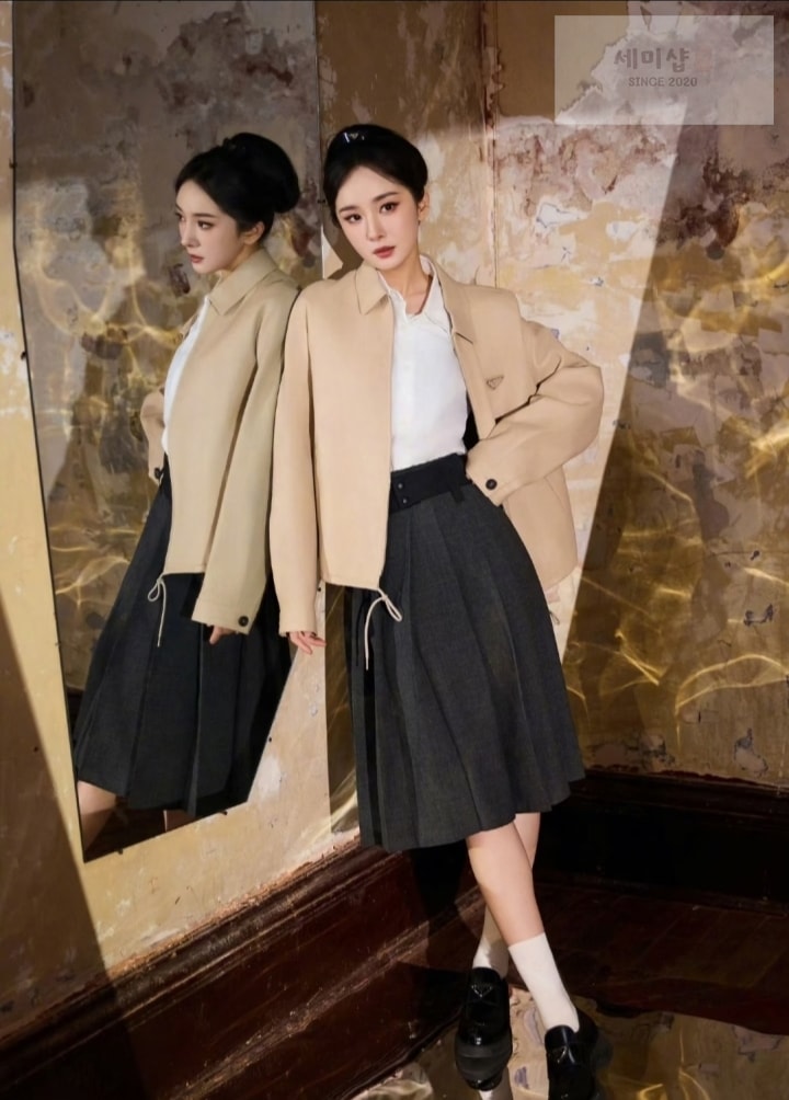 프라다 프라다 나파 플루종 가죽 자켓 " 2 Color " 블랙 의류 11번 이미지